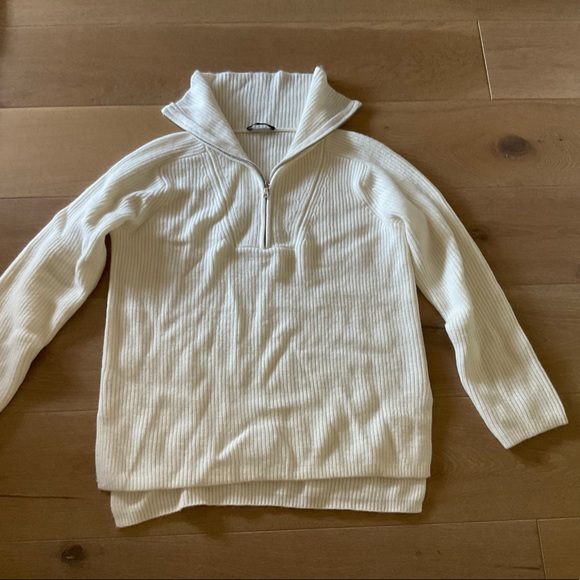 Ann Taylor knit half zip sweater size S - Picture 2 of 5